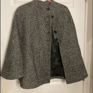 Chadwick's Tweed Wool Blend Cape or Poncho